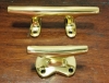 Solid Brass Cleat, 4 inch (new)