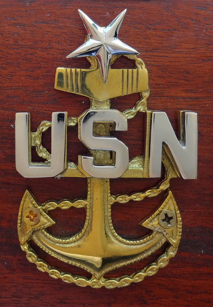 U.S. Navy Senior Chief Plaque (new): Skipjack Nautical Wares