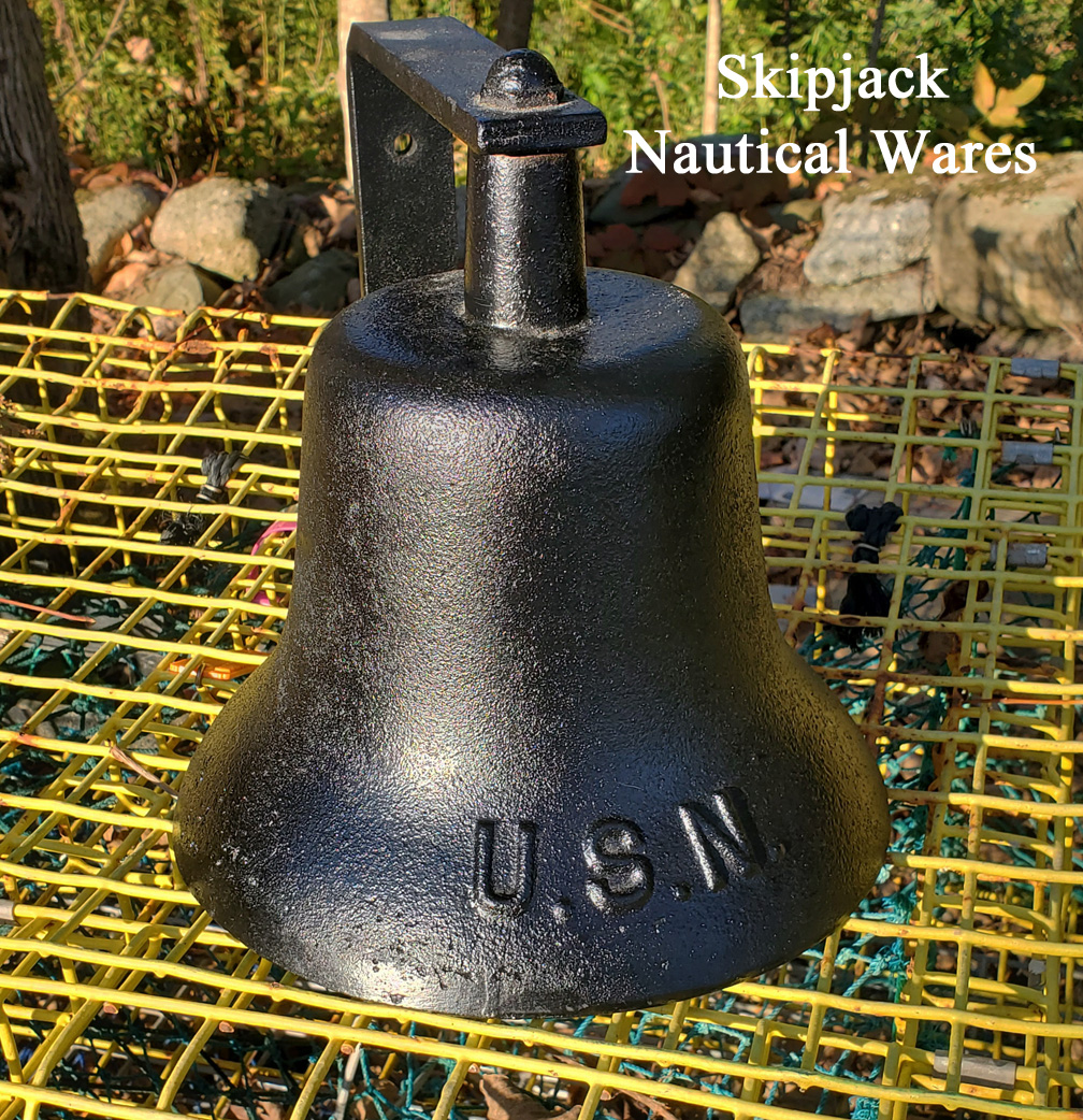 US Navy WWII quarterdeck Bell Skipjack Nautical Wares