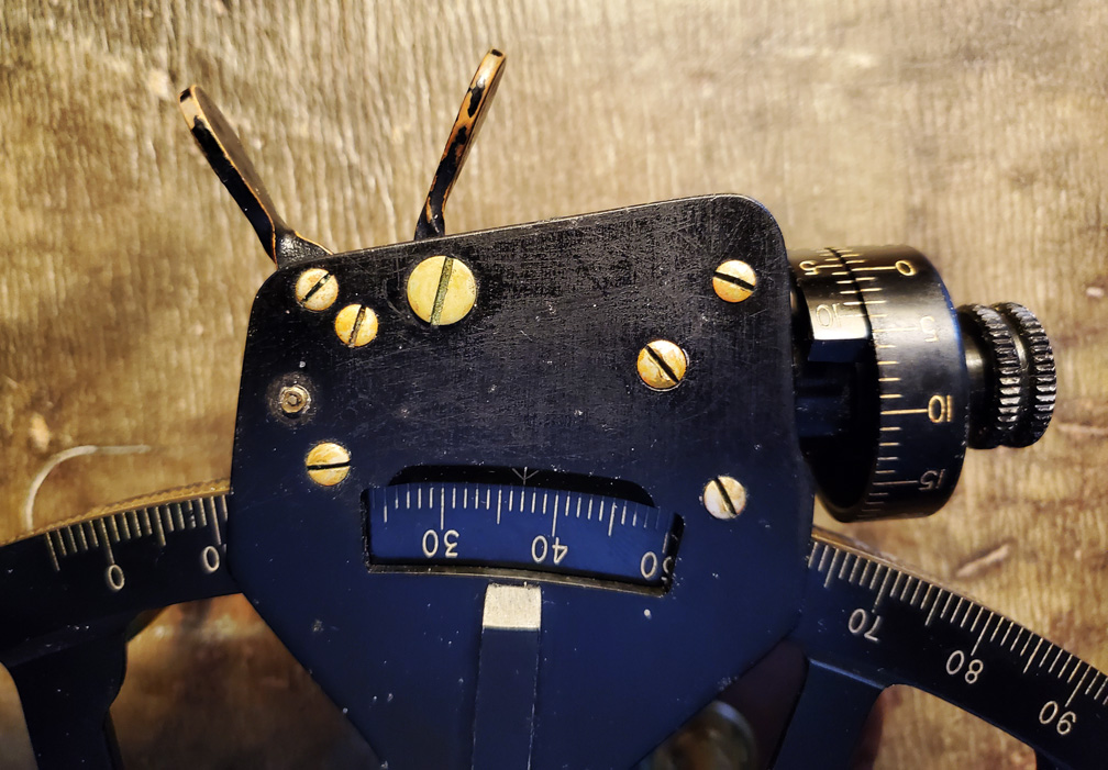 WWII US Navy David White & Co. Sextant: Skipjack Nautical Wares