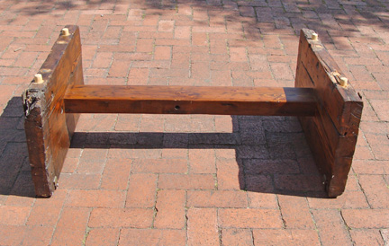 Authentic WW II Liberty Ship Hatch Cover Converted to Coffee Table