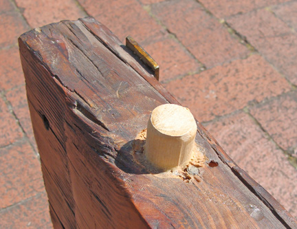 Authentic WW II Liberty Ship Hatch Cover Converted to Coffee Table