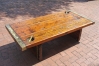 Authentic WW II Liberty Ship Hatch Cover Converted to Coffee Table