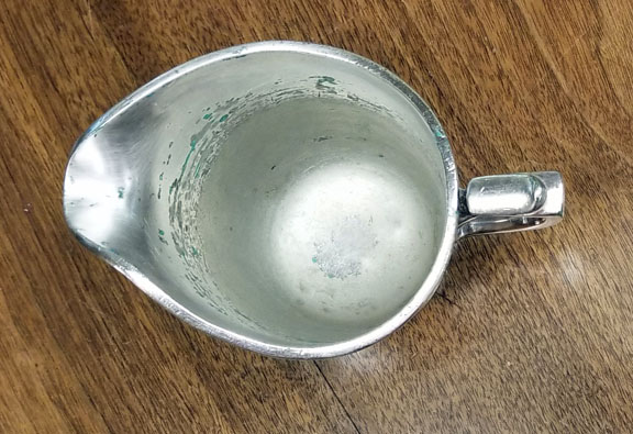 U.S. Navy Wardroom silverplated creamer by International