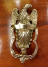 Classic Spread Wing Eagle Antique Brass Door Knocker