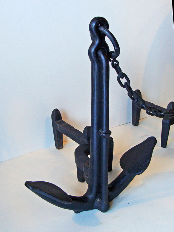 Anchor Fireplace Andirons