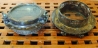 9 inch Antique Yacht Portholes, view of front and back flange