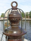 Antique Brass Birdcage Anchor Light - nautical lantern lighting