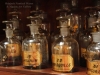 antique, 19th century, maritime, apothecary, cabinet, bottles, jars, glass, pharmacy, schooner, bark