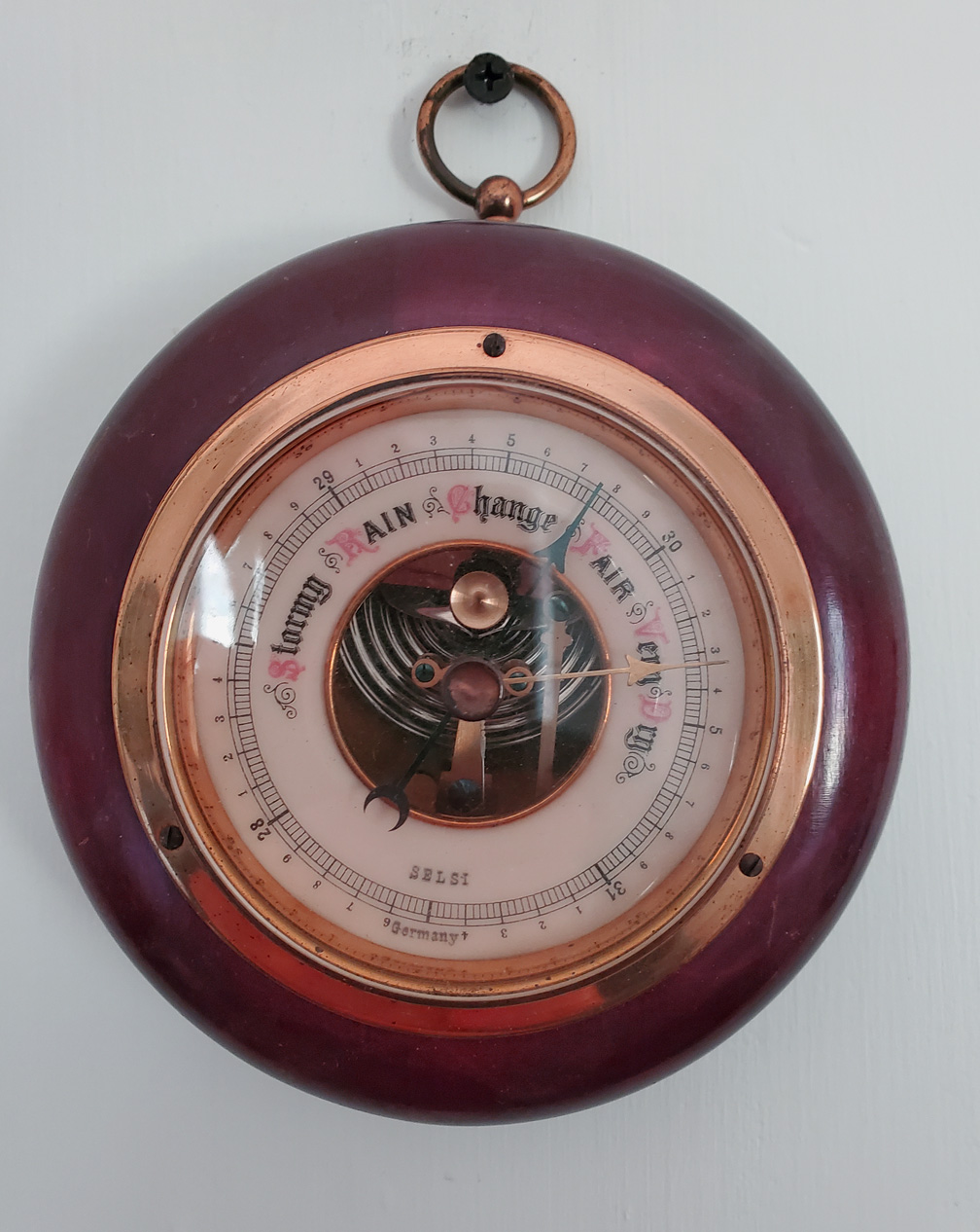 Vintage Barometer, Made in Germany by Selsi Skipjack Nautical Wares