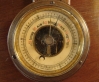 Vintage Banjo Style Barometer/Thermometer