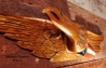 Vintage Bellamy Style Carved Wood Eagle