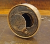 Brass Ship's Wheel Cigar Cutter bottom view