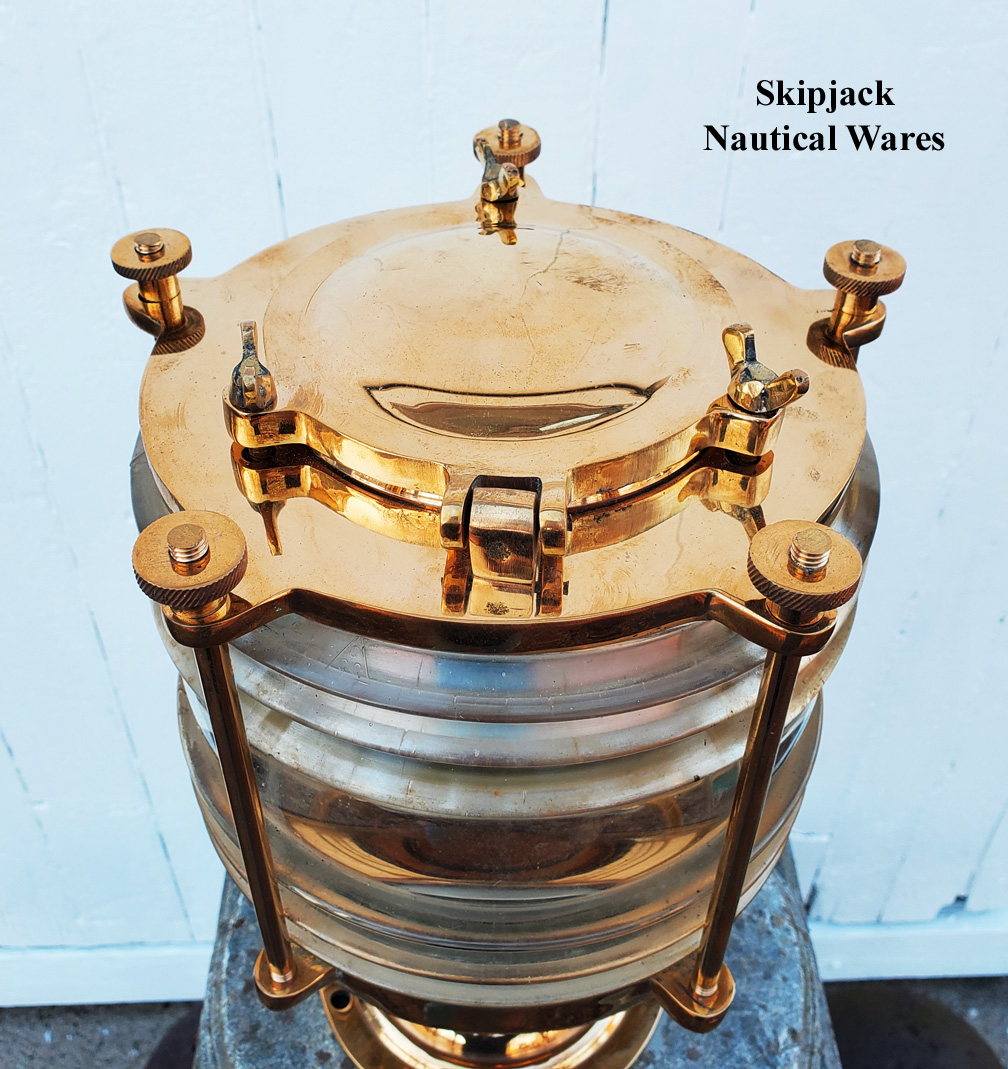 Solid brass shop post lights