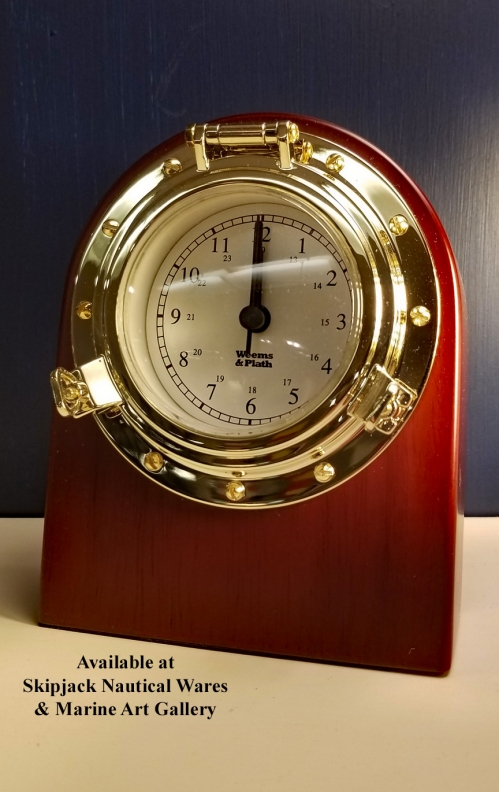 Porthole Quartz Desk Clock