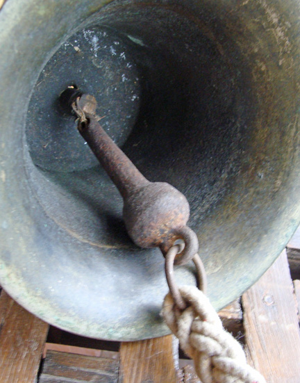 Bronze Ship's Helm's Bell From the Ship TIGRESS: Skipjack Nautical Wares