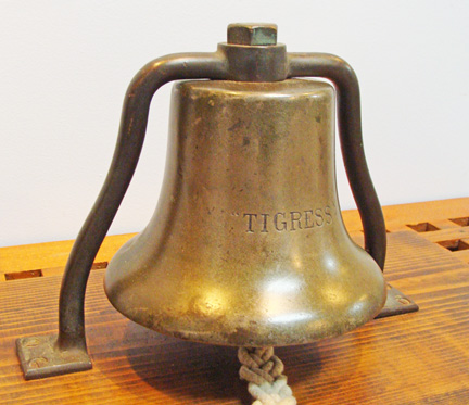 Bronze Ship's Helm's Bell From the Ship TIGRESS: Skipjack