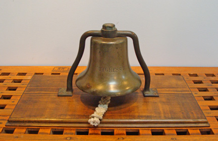 Bronze Ship Helm Bell From the Ship TIGRESS