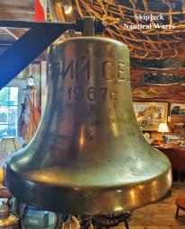 Large Brass Ship's Bell, Soviet Union, 1967