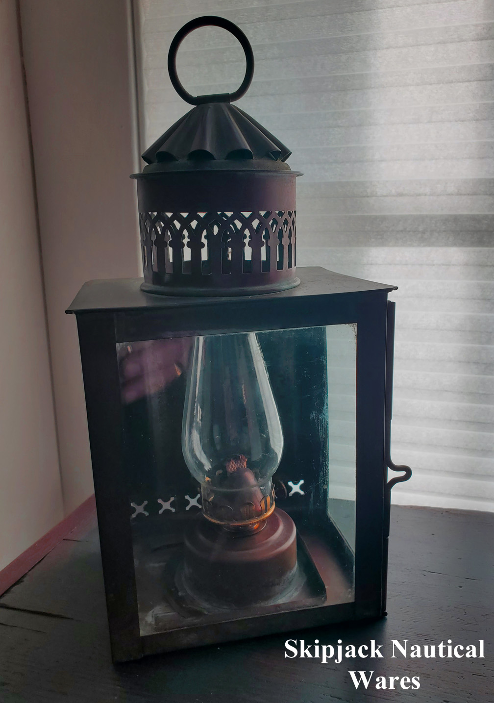 Vintage Marine Brass Lantern Oil Lamp Nautical For Home Decorative Gift item 