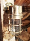 Reclaimed Vintage Brass Marine Wall Sconce