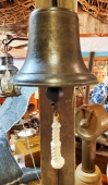 Antique Bronze Bell -- 10.5" diam.