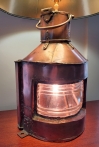 Authentic Copper Navigational Light Nautical Table Lamp