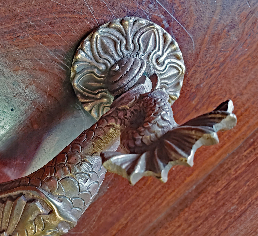 Nautical Antiqued Dolphin Door Knocker Nautical Antiqued Dolphin Door Knocker