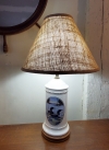 Vintage Ducks Unlimited Pfaltzgraff Black Ducks Porcelain Table Lamp
