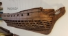 Plank on Frame Half Hull Model of Ship of War