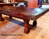 WWII Liberty Ship Hatch Cover Repurposed Coffee Table