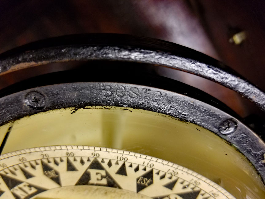 Kelvin White Boxed Spherical Compass: Skipjack Nautical Wares