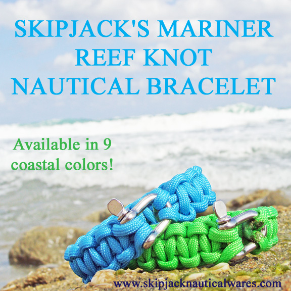 Mariner Nautical Rope Bracelet with Shackle Clasp: Skipjack Nautical Wares