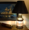Re-Purposed National Marine Co Lantern Table Lamp Nautical Lamps and Lighting