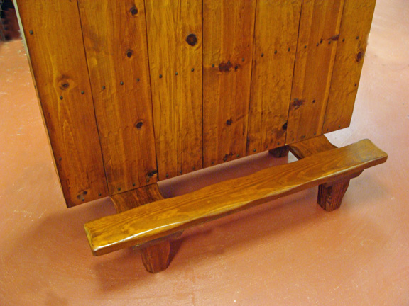 Nautical Bar WWII Hatch Cover Top,view of custom base