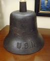 Nautical Table Lamp- WWII US Navy Quarterdeck Bell