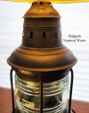 Authentic Antique Anchor Lantern- Nautical Table Lamp