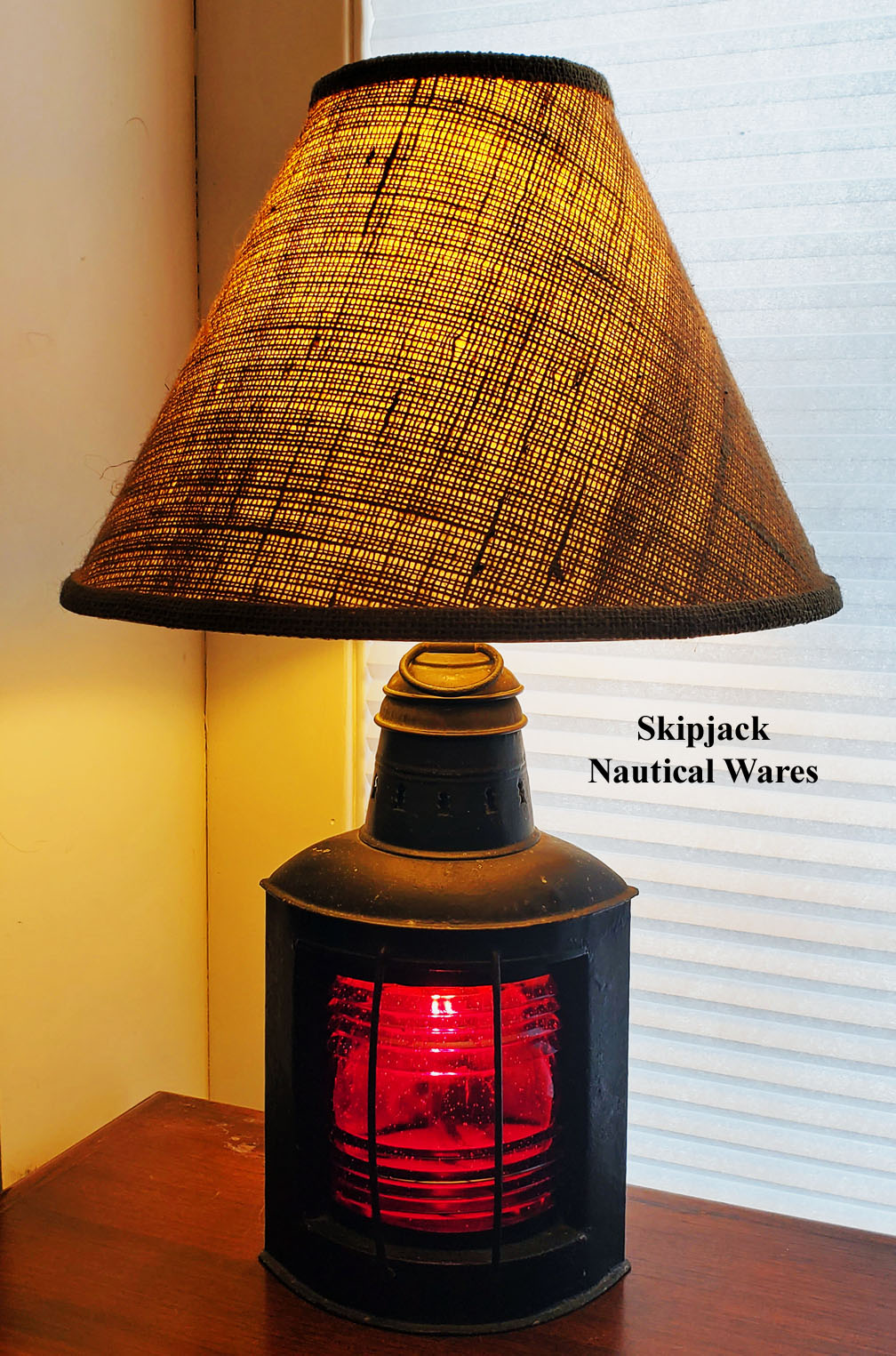 Nautical Marine Electric Ship Lantern Maritime Vintage Boat Lamp Decor~Set of 2 