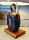 Custom Made Ship's Wood Block Table Lamp