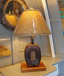 Ship's Wood Block Table Lamp