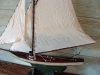 Sloop Pond Boat- Nautical Antiques- Antique Ship Model