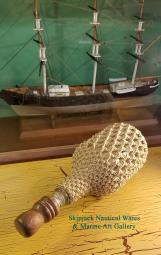 Vintage Sailor Art Fancy Knotwork Bottle