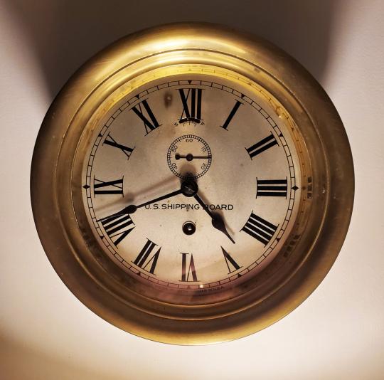 Seth Thomas U.S. Shipping Board Clock- Maritime Clocks: Skipjack