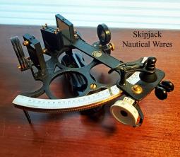 WWII U.S. Navy Marine HUSUN Sextant, by H. Hughes & Sons, Ltd. of London