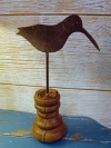Shorebird, silhouette, folk art, marine, folky, vintage, antique