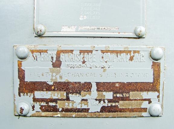 U.S. Navy Steering Station Manufactured by Sperry - Ship's Wheel Helm Nautical Maritime