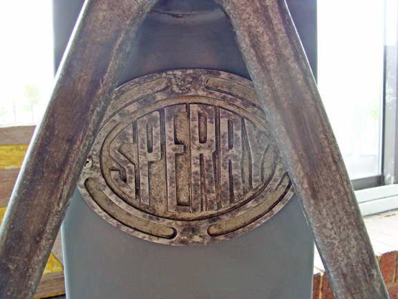 U.S. Navy Steering Station Manufactured by Sperry - Ship's Wheel Helm Nautical Maritime