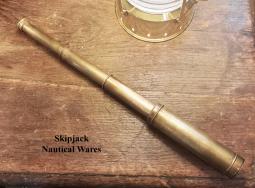 19th Century Brass three Draw Spyglass, France