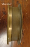 submarine, depth gauge, Ashcroft, bronze, 1930's