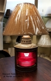 Vintage Perko Port Light Nautical Table Lamp